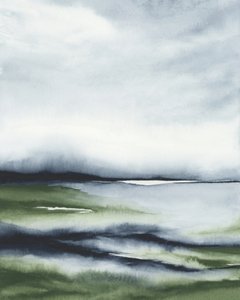 Misty Green Landscape