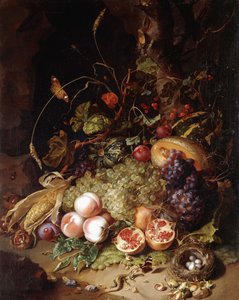 Still-life with Fruit and Insects