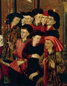 Preaching (detail) by Rafael & Figuera Joan (active c.1454 1477) Tomas