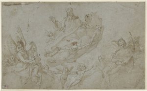 God the Father with Musical Angels