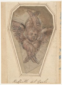 A Seraph Cartoon for an Embroidery by Raffaellino del Garbo
