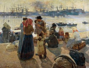 Emigrants by Raffaello Gambogi