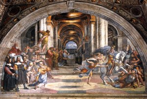 The Expulsion of Heliodorus, 1511-1512