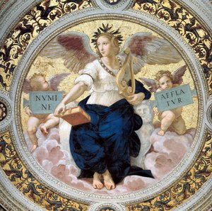 The Poetry. Stanza della Segnatura, 1508 by Raffaello Sanzio Raphael