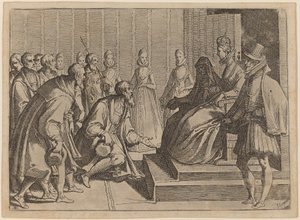 Margaret of Austria Giving Audience to a Nobleman