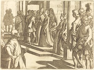 The Betrothal of Margaret of Austria to Philip III, King of Spain by Raffaello Schiaminossi