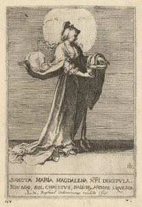 Saint Mary Magdalene by Raffaello Schiaminossi, after Lucas van Leyden