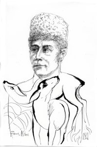 Franz Marc / Drawing by Rainer Ehrt