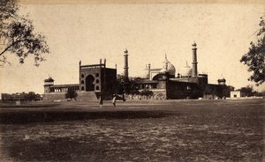 Jama Masjid Mosque, Delhi, 1886 by Raja Deen Dayal