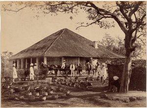 Reverend Loche at Neemuch by Raja Deen Dayal