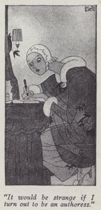 Illustration for Gentlemen Prefer Blondes by Anita Loos by Ralph Barton