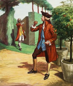 Mozart Eating an Orange by Ralph Bruce
