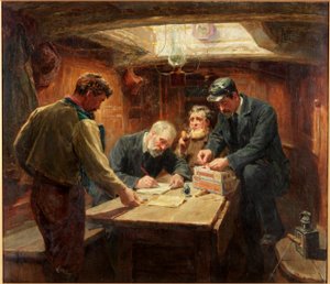 Duty Paid, 1896 by Ralph Hedley