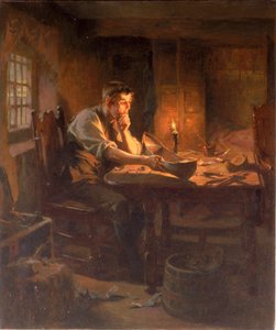 Invention of the Lifeboat, Willie Wouldhave, South Shields by Ralph Hedley