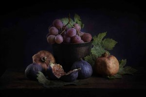 Rich Still Life Fruits by Ramiz Sahin