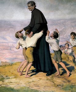 Saint John Bosco (Don Bosco) by Ramon Bofarull