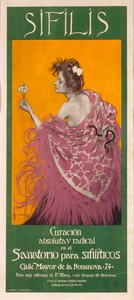 Syphilis (Poster) by Ramon Casas (1866-1932)
