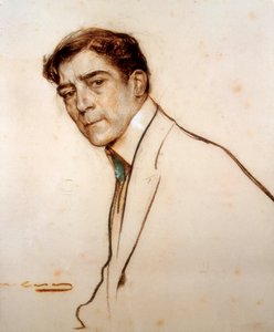 Portrait of Alexandre de Riquer by Ramon Casas i Carbo