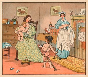 Bye, Baby Bunting, 1882 by Randolph Caldecott