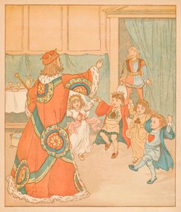 The King of Hearts, Called for Those Tarts, 1880 by Randolph Caldecott