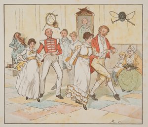 The Soldier and his Bride, from The Hey Diddle Diddle Picture Book by Randolph Caldecott