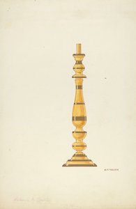 Candlestick by Randolph F. Miller and Cornelius Christoffels