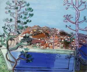 A Pool at Golfe Juan by Raoul Dufy
