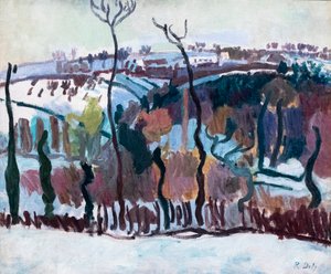 Curtain of Trees at Falaise by Raoul Dufy