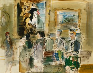 In the National Gallery, Edinburgh by Raoul Dufy