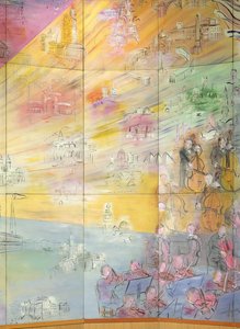 The Electricity Fairy (detail) by Raoul Dufy