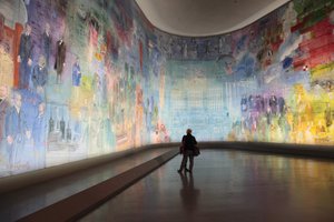 The Electric Fairy, in the Dufy Room of the Museum of Modern Art of the City of Paris
