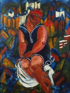 Large Woman Bather