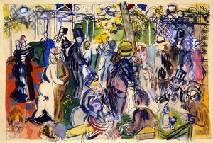 Le Moulin de la Galette by Raoul Dufy