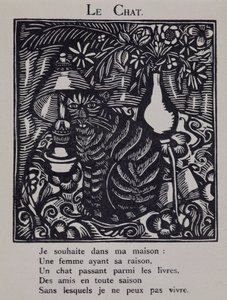 The Cat - in “The Bestiary or Orpheus