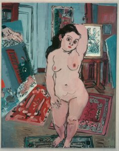 Nude with Arum Lilies