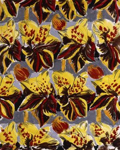 Red and Yellow Flowers by Raoul Dufy