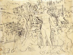 Study for the Palais de Chaillot Bar by Raoul Dufy