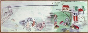 The Beach by Raoul Dufy