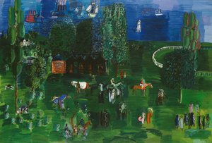 The Paddock by Raoul Dufy