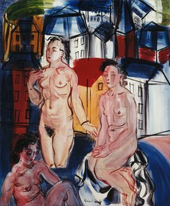Three Bathers