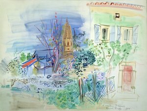 View of Perpignan by Raoul Dufy
