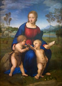 Madonna of the Goldfinch (post restoration)