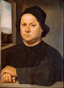 Portrait of the painter Pietro Perugino by Raphael