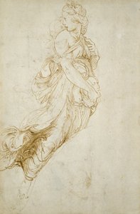 Study for the Figure of Melpomene by Raphael