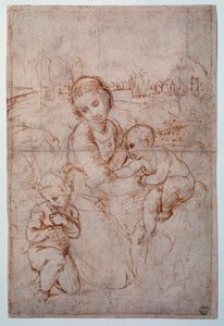 The Virgin of Prince Esterhazy Study by Raphael