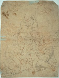Holy Family with Saint Elizabeth and the Infant John the Baptist by Raphael