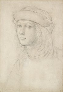 Portrait of an unknown Youth possibly a self-portrait by Raphael