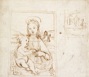 Study for a Picture of the Virgin and Child