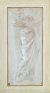Study of a man for the tapestry cartoon of St. Paul at Lystra by Raphael