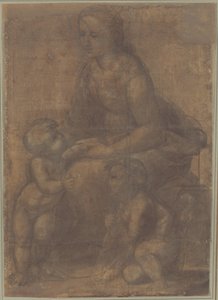 The Madonna and Child with Saint John the Baptist by Raphael